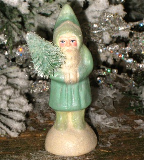 Bittersweet House  Chalkware German Santa