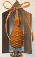 Bittersweet House Beeswax Pineapple ornament