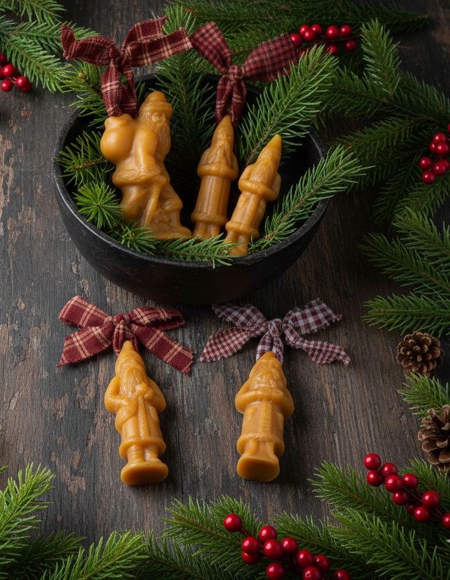 Beeswax Christmas Ornaments