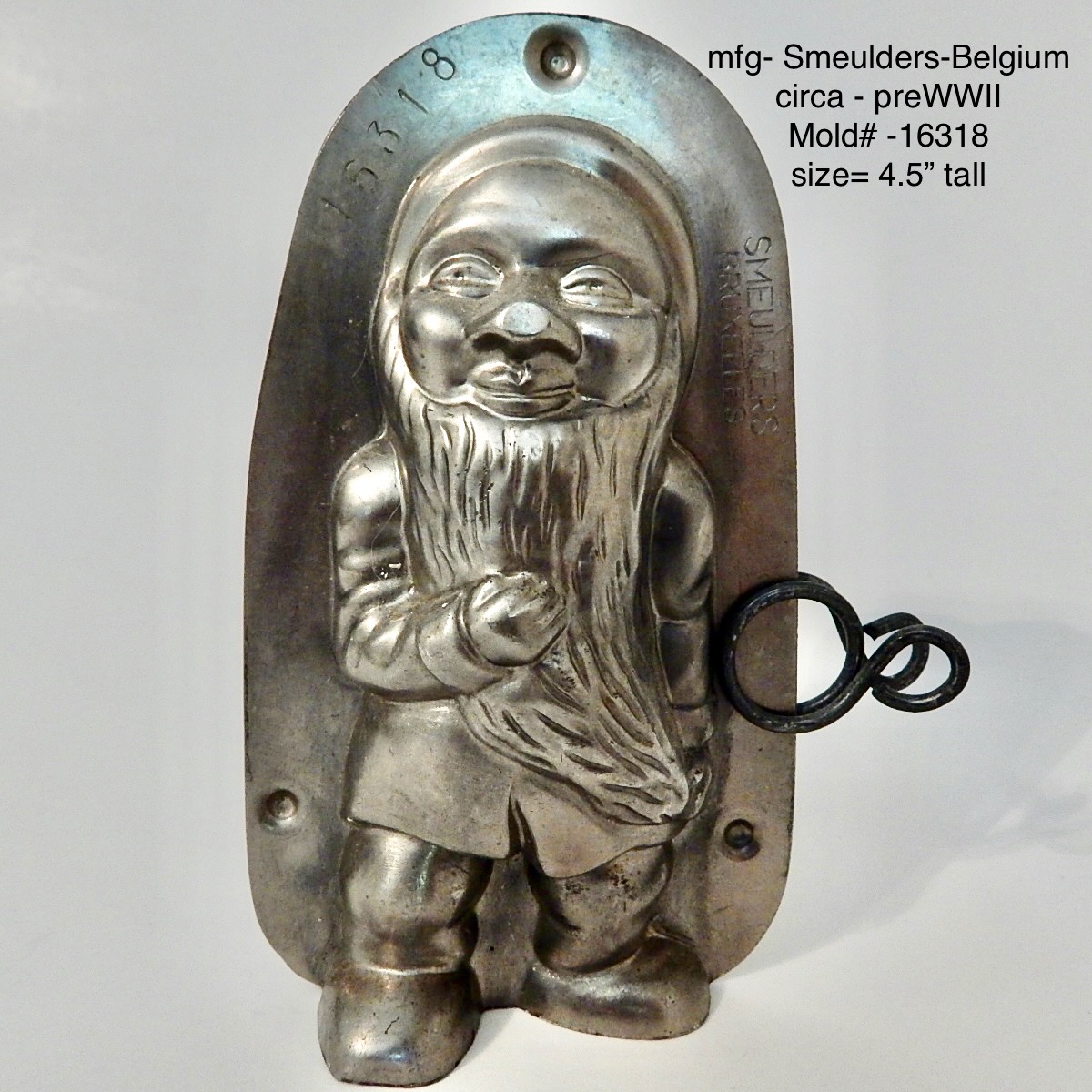 Antique Chocolate Mold - Gnome  Smeulders, Germany