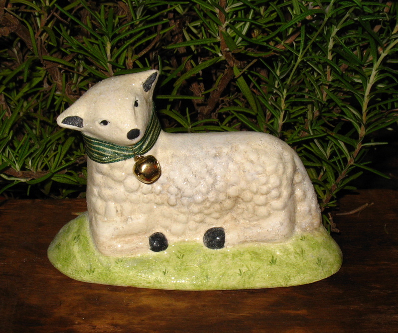 Bittersweet House Chalkware Lamb